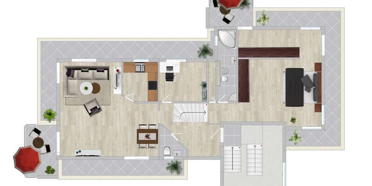 Etagenwohnung Velbert Langenberg - 3 Zimmer, 92 m&sup2;, 274.900&euro; | Angebot:27453596