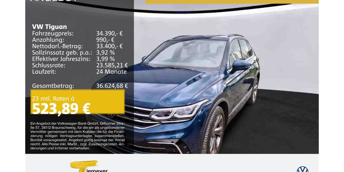 VW Tiguan 69.393 km 32.920 &euro; Recklinghausen 45663