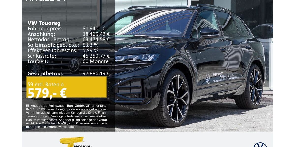 VW Touareg 9.999 km 78.940 &euro; Bochum 44892