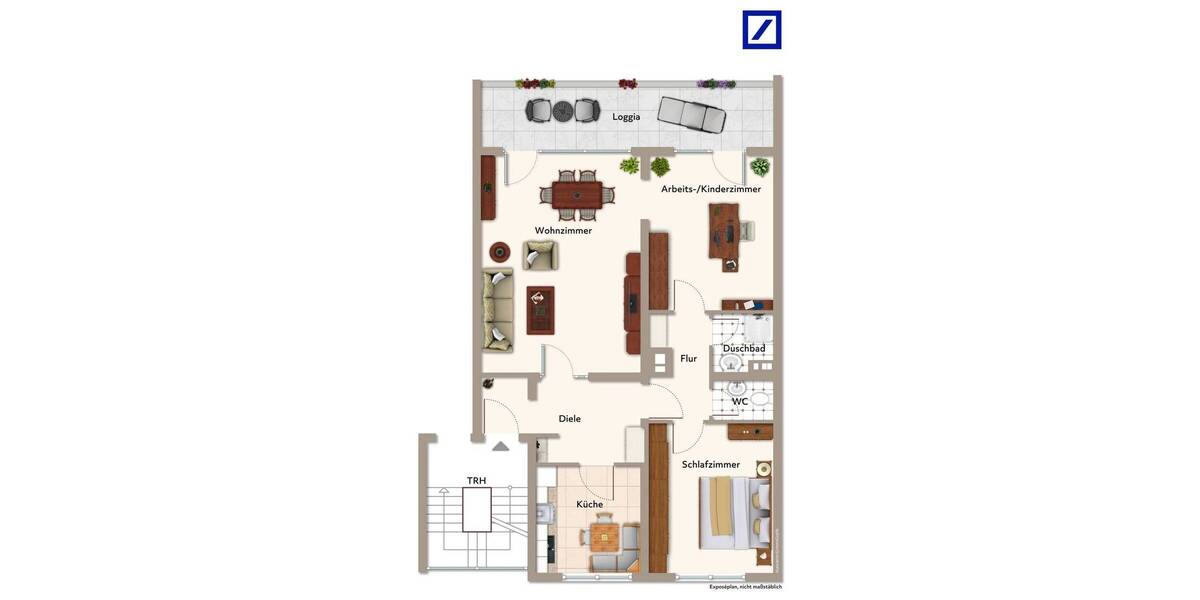 Etagenwohnung Mettmann - 3 Zimmer, 88 m&sup2;, 235.000&euro; | Angebot:26017957