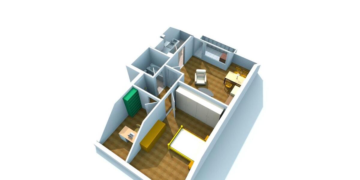 Dachgeschoßwohnung Ratingen - 2 Zimmer, 60 m&sup2;, 690&euro; | Angebot:26396570