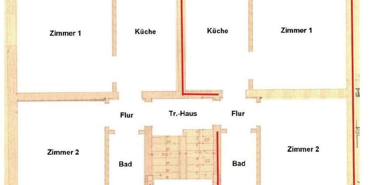 Etagenwohnung Marl Brassert - 2 Zimmer, 40 m&sup2;, 350&euro; | Angebot:25851921