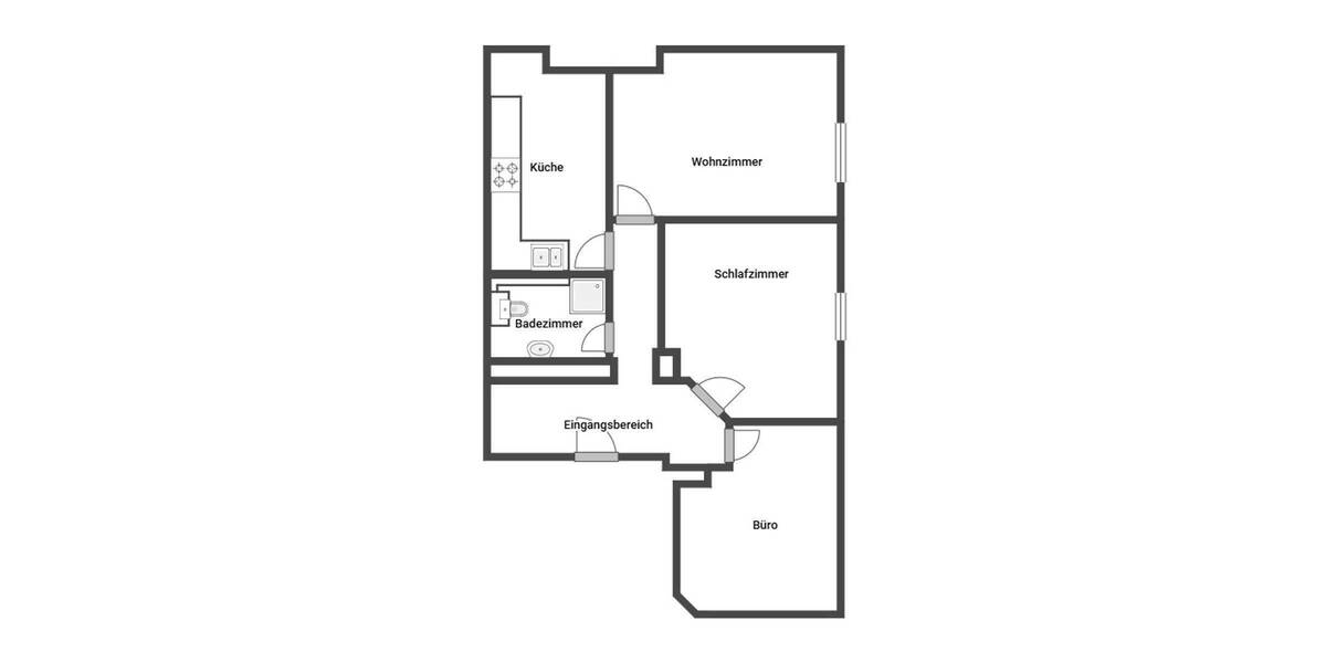 Erst anpacken, dann genießen: Gestaltbare Dachgeschosswohnung in Sackgassenlage 2 zimmer