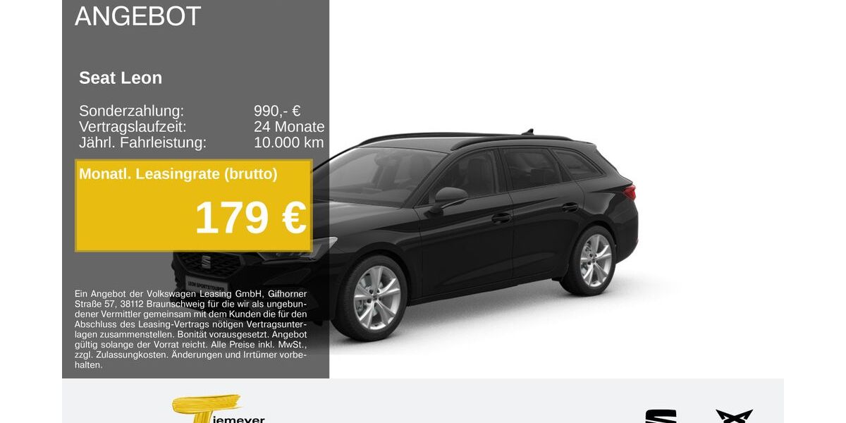 Seat Leon 21.059 km 27.650 &euro; Recklinghausen 45663