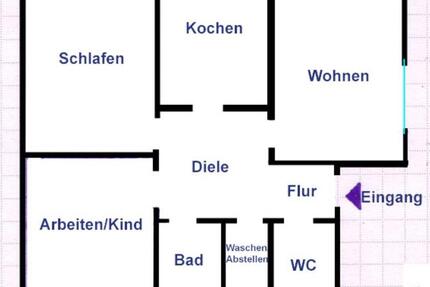 Wohnung Hattingen Blankenstein - 4 Zimmer, 82 m&sup2;, 620&euro; | Angebot:24391226