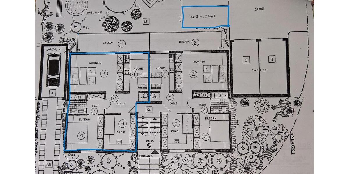 Erdgeschoßwohnung Bochum Bochum-Südwest - 3 Zimmer, 73 m&sup2;, 175.000&euro; | Angebot:27496199
