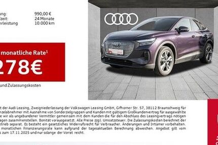 Audi Q4 e-tron 6.740 km 37.840 € Recklinghausen 45657