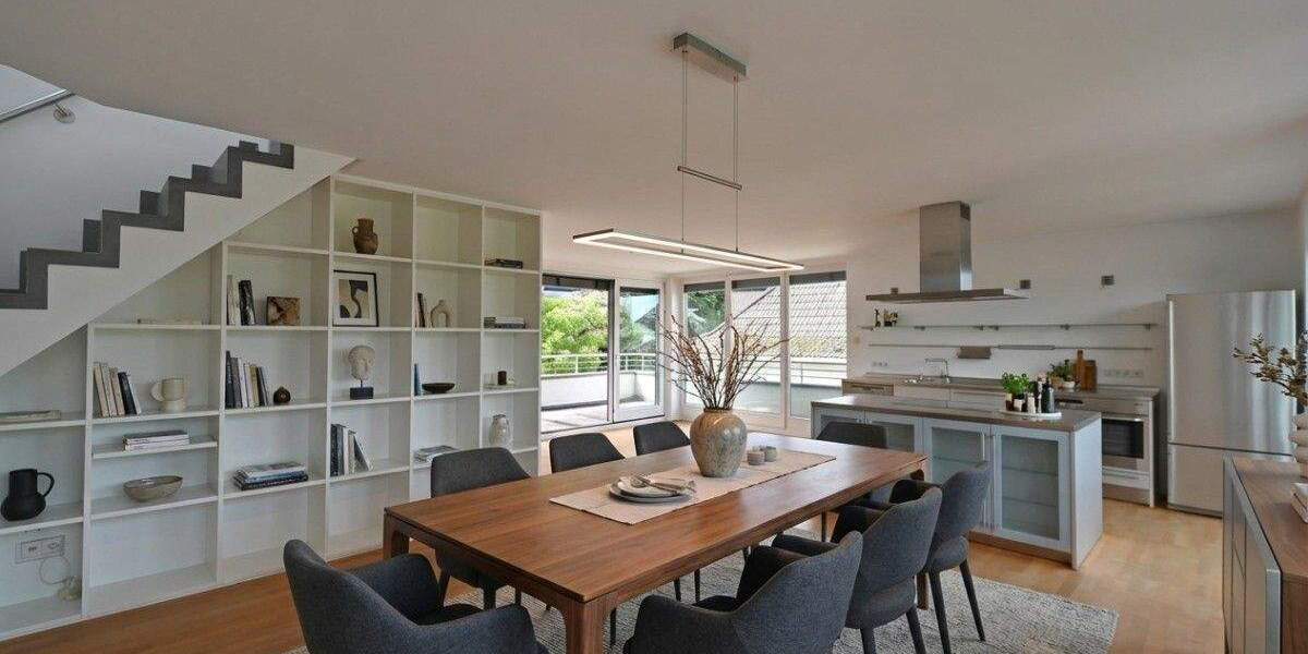 Super-stylisch! Komfortable, ganz helle Penthouse-Wohnung in Bredeneyer Toplage 2 zimmer