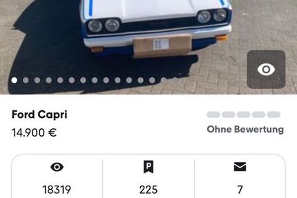 Ford Capri 2.560 km 20.000 &euro; Essen 45127