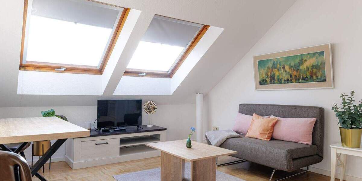 Möblierte Wohnung mit Einbauküche und Waschtrockner 1 zimmer