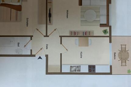 Zweizimmerwohnung in Essen Zentrum 2 zimmer