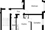 Etagenwohnung Herne Wanne-Bickern - 2.5 Zimmer, 57 m&sup2;, 385&euro; | Angebot:26094940