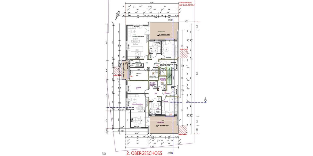 Erstbezug! Exklusive Penthousewohnung im Juli 26 zu vermieten! 3 zimmer