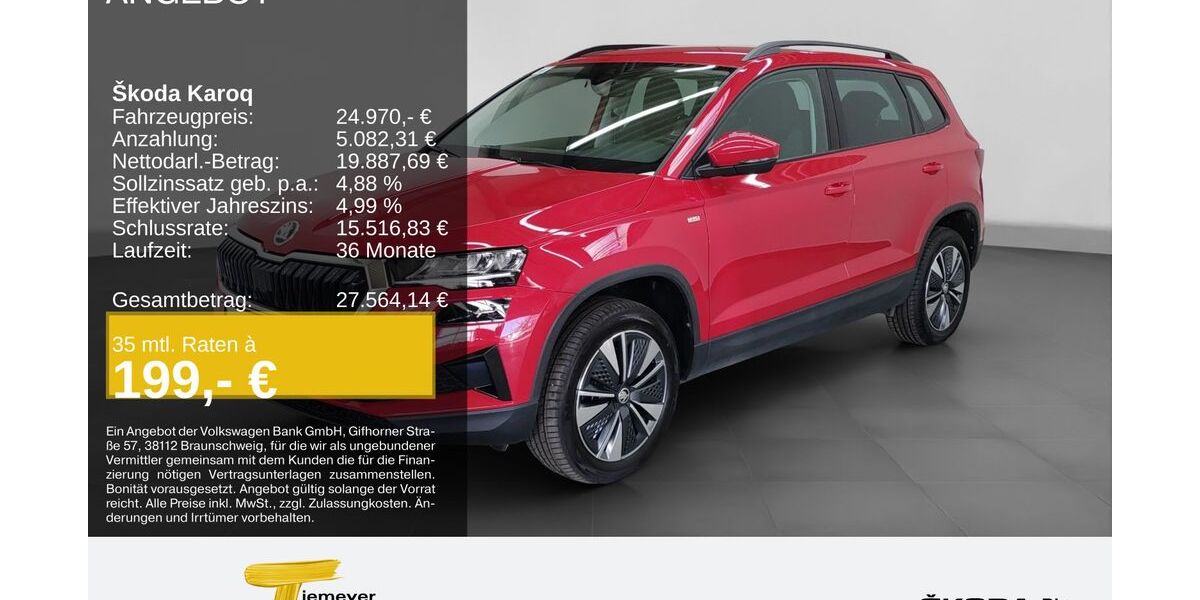 Skoda Karoq 44.698 km 23.470 &euro; Bochum 44809