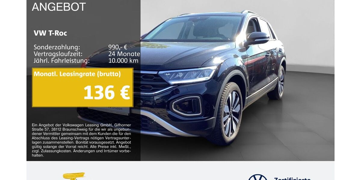 VW T-Roc 16.510 km 21.970 &euro; Oberhausen 46047