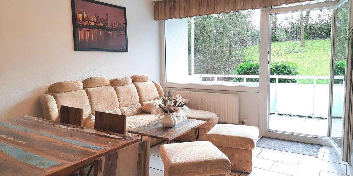 Seniorenfreundliche Erdgeschosswohnung mit Südbalkon am Ende einer Sackgasse von Recklinghausen-Ost! - Etagenwohnung Recklinghausen Ost | Angebot:25279153