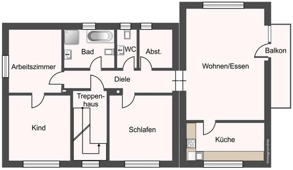 Mehrfamilienhaus (gepflegt, vermietet) 4 zimmer