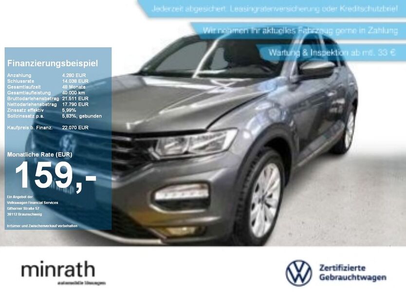 VW T-Roc 58.067 km 21.590 € Duisburg-Rheinhausen 47226