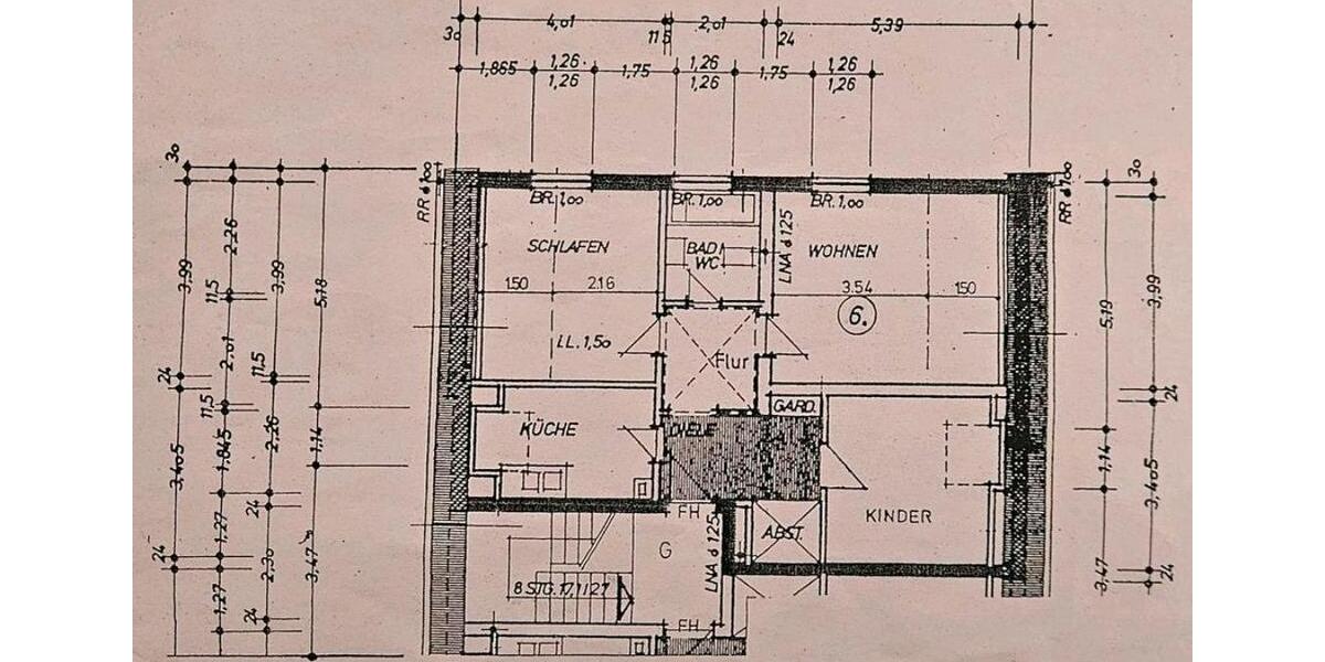 Dachgeschoßwohnung Oberhausen Alstaden - 3.5 Zimmer, 65 m&sup2;, 135.000&euro; | Angebot:27450771
