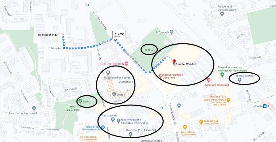 Etagenwohnung Voerde (Niederrhein) - 3 Zimmer, 78 m&sup2;, 575&euro; | Angebot:25764285