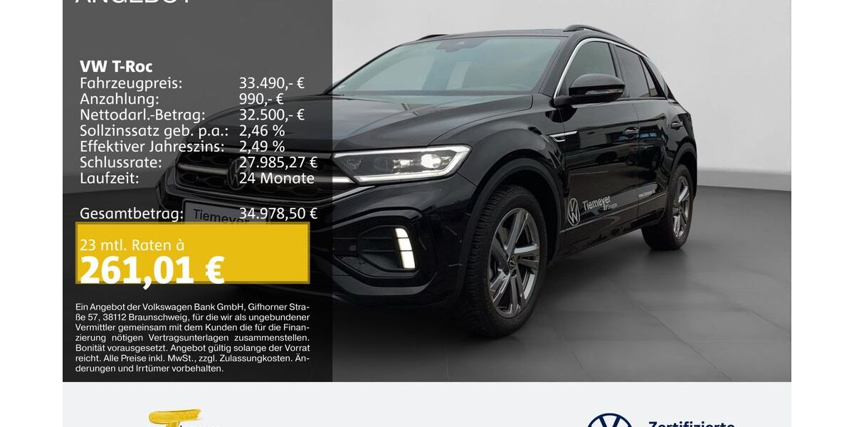 VW T-Roc 15.999 km 32.980 &euro; Castrop-Rauxel 44575