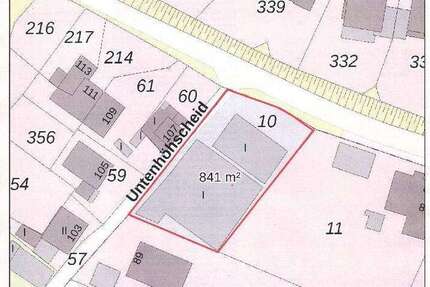 Grundstück zu verkaufen in Solingen 339.000 € 841 m²