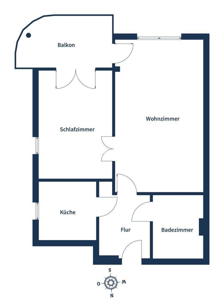Barrierefreie 2 Zimmerwohnung mit Balkon und Aufzug in Dortmund BaropHombruch