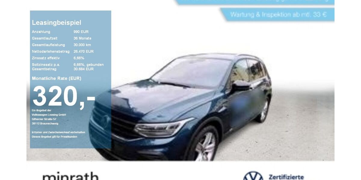 VW Tiguan 111.709 km 26.470 &euro; Moers 47441