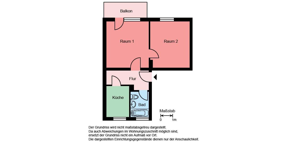 Charmante 2-Zimmer-Etagenwohnung in Recklinghausen – Ruhige Lage 2 zimmer
