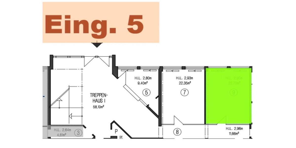 Günstiges Büro in Bochum (ca. 23 m²) – Nur 288€ Warm zimmer