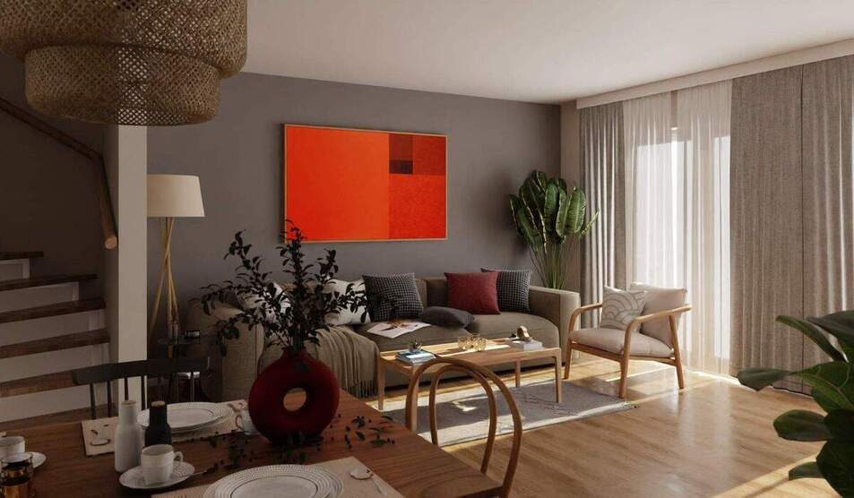 Doppelhaushälfte am Feldrand mit freiem Blick, Südterrasse und großem Keller 4 zimmer