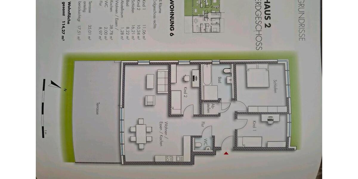 Erdgeschoßwohnung Essen Stadtbezirk VIII - 4 Zimmer, 115 m&sup2;, 575.000&euro; | Angebot:24841802