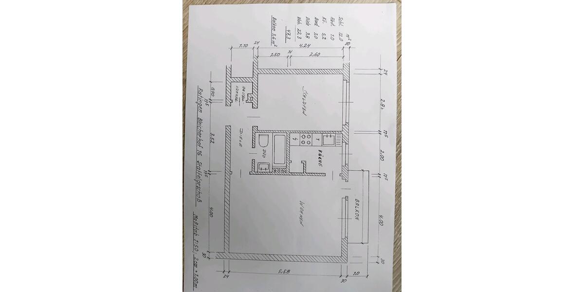 Etagenwohnung Ratingen - 2 Zimmer, 51 m&sup2;, 135.000&euro; | Angebot:27462441