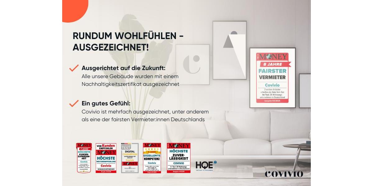 Etagenwohnung Essen Südviertel - 1 Zimmer, 40 m&sup2;, 465&euro; | Angebot:25320617