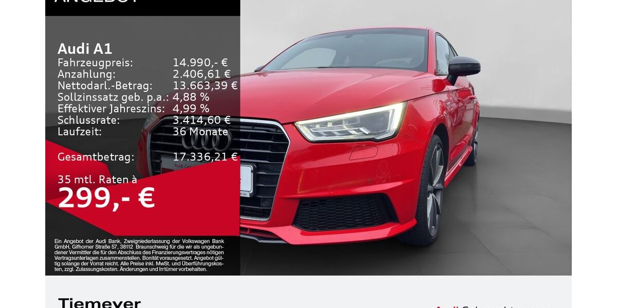 Audi A1 149.351 km 13.280 &euro; Dorsten 46284