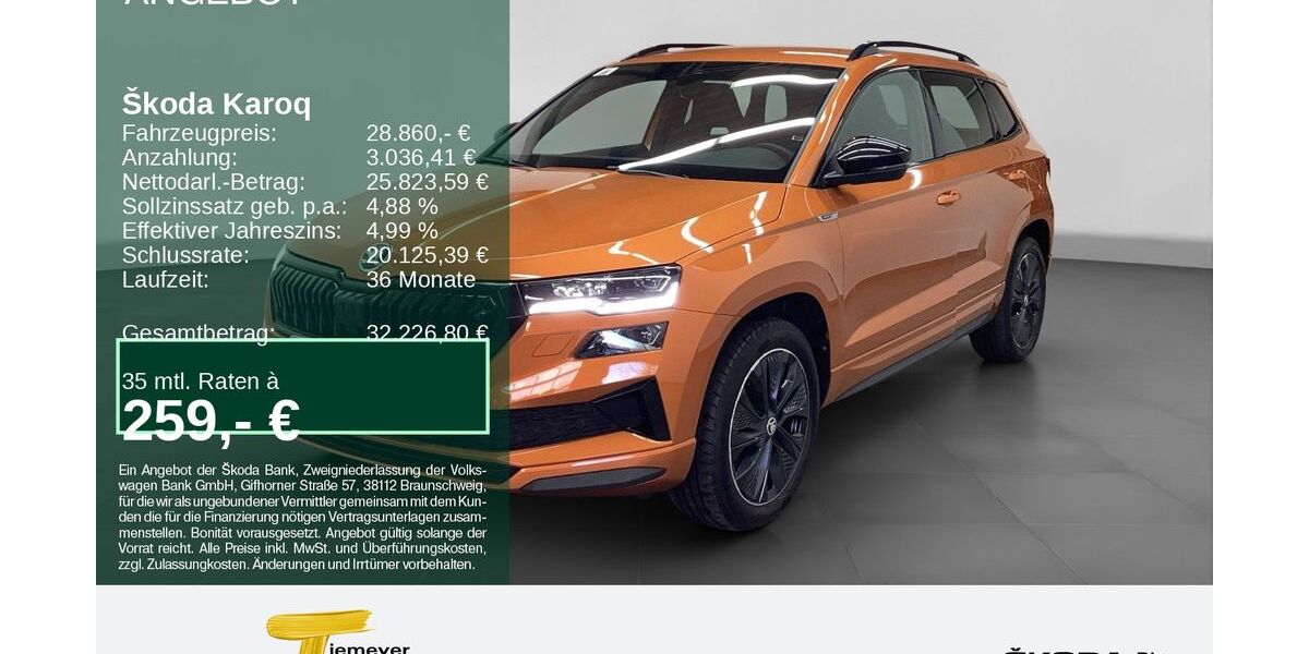 Skoda Karoq 58.380 km 28.690 &euro; Bochum 44809