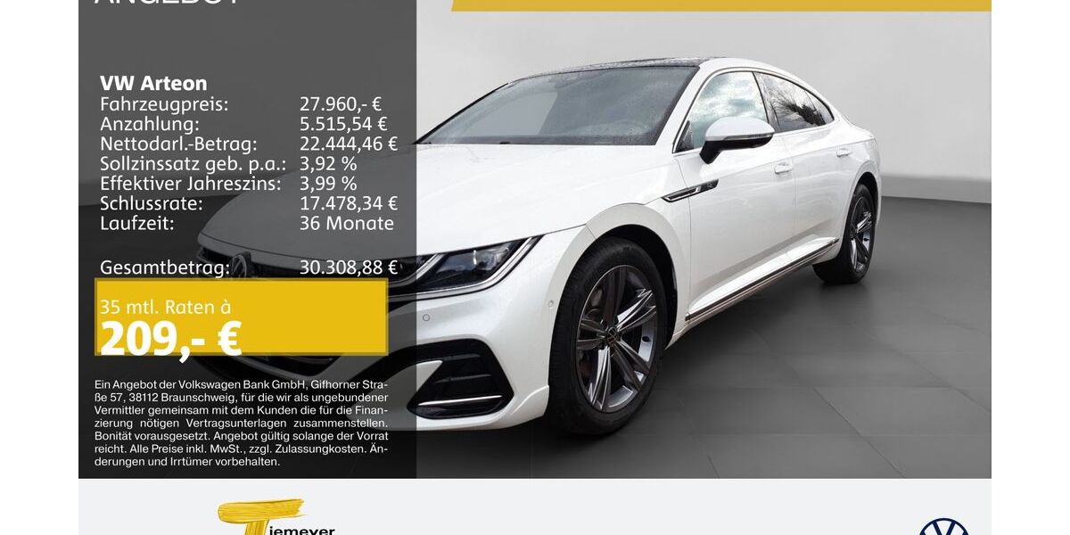 VW Arteon 63.560 km 27.470 &euro; Bochum 44892