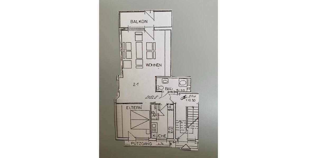 Etagenwohnung Witten Annen - 2 Zimmer, 61 m&sup2;, 460&euro; | Angebot:25632990