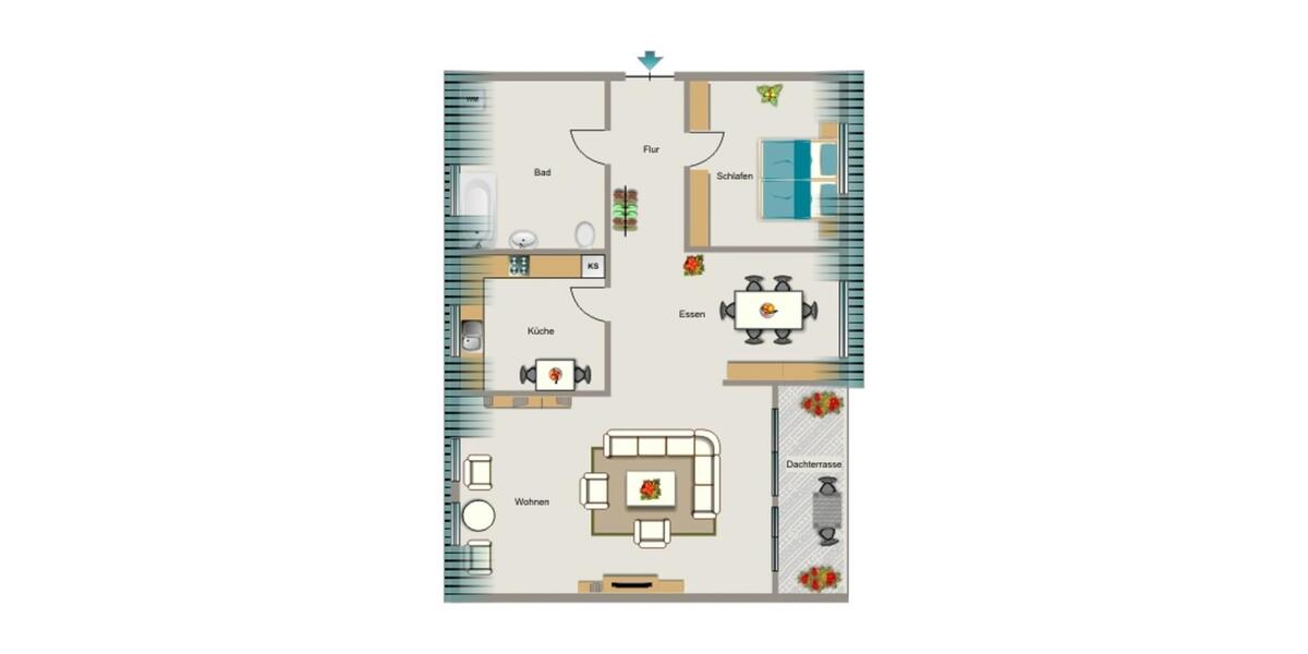 Demnächst frei! 2-Zimmer-Wohnung in Recklinghausen Ost 2.5 zimmer