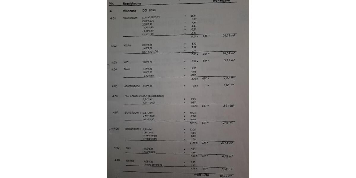 Attraktive 3-Zimmer Maisonette-Wohnung m. SW-Balkon 3 zimmer