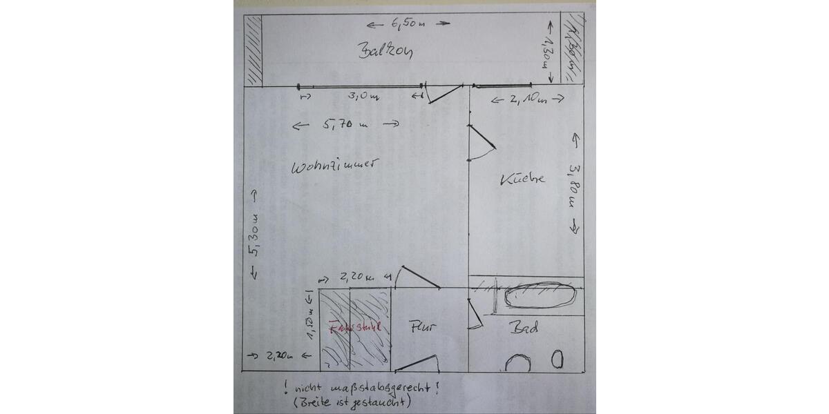 Etagenwohnung Recklinghausen Berghausen - 1 Zimmer, 40 m&sup2;, 475&euro; | Angebot:25721986