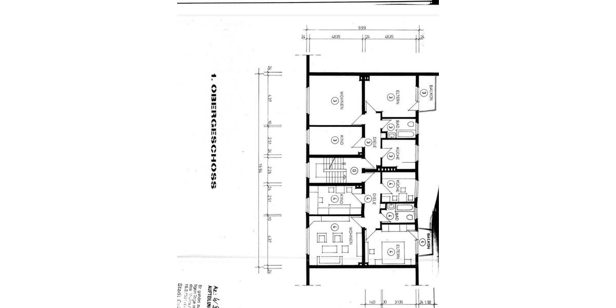 Etagenwohnung mit eigenem Garten und Stellplatz 3.5 zimmer