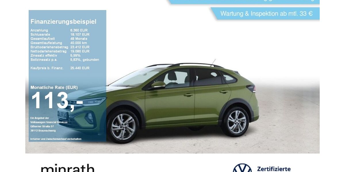 VW Taigo 11.093 km 23.190 &euro; Moers 47441