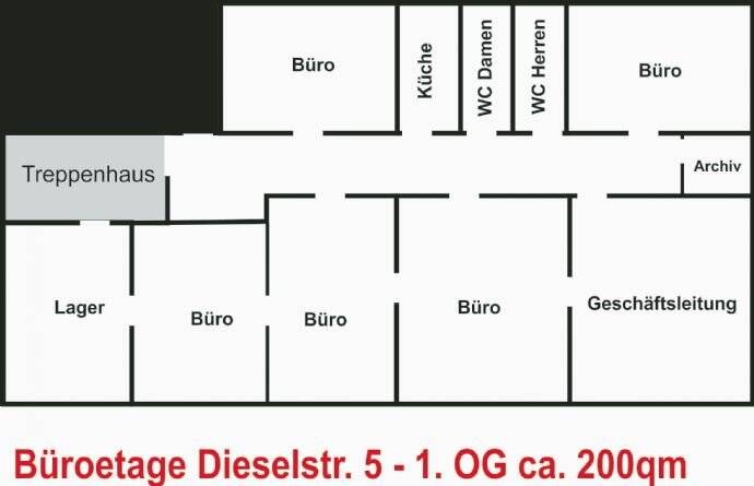 Büro in Gemeinschaftsbüro - Gewerbegebiet Haan West