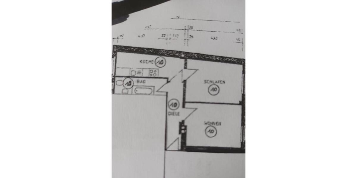 Dachgeschoßwohnung Herne Sodingen - 2.5 Zimmer, 46 m&sup2;, 55.000&euro; | Angebot:24737087