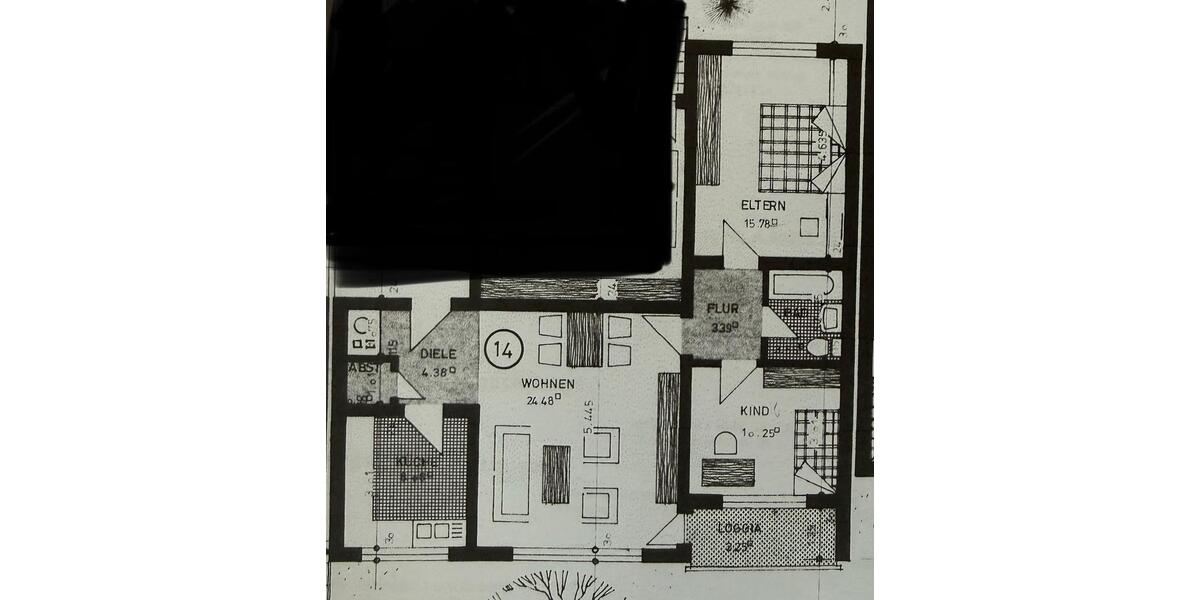 Etagenwohnung Bochum Bochum-Ost - 3.5 Zimmer, 74 m&sup2;, 189.000&euro; | Angebot:26495637