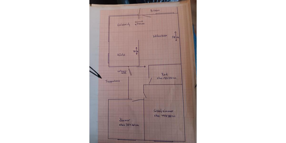 Wohnung etwa 90qm zu vermieten ab Mai 2026 2 zimmer