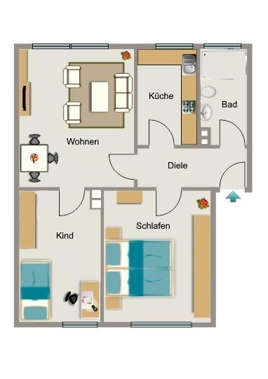 VIVAWEST modernisiert Ihre neue Wohnung. zimmer