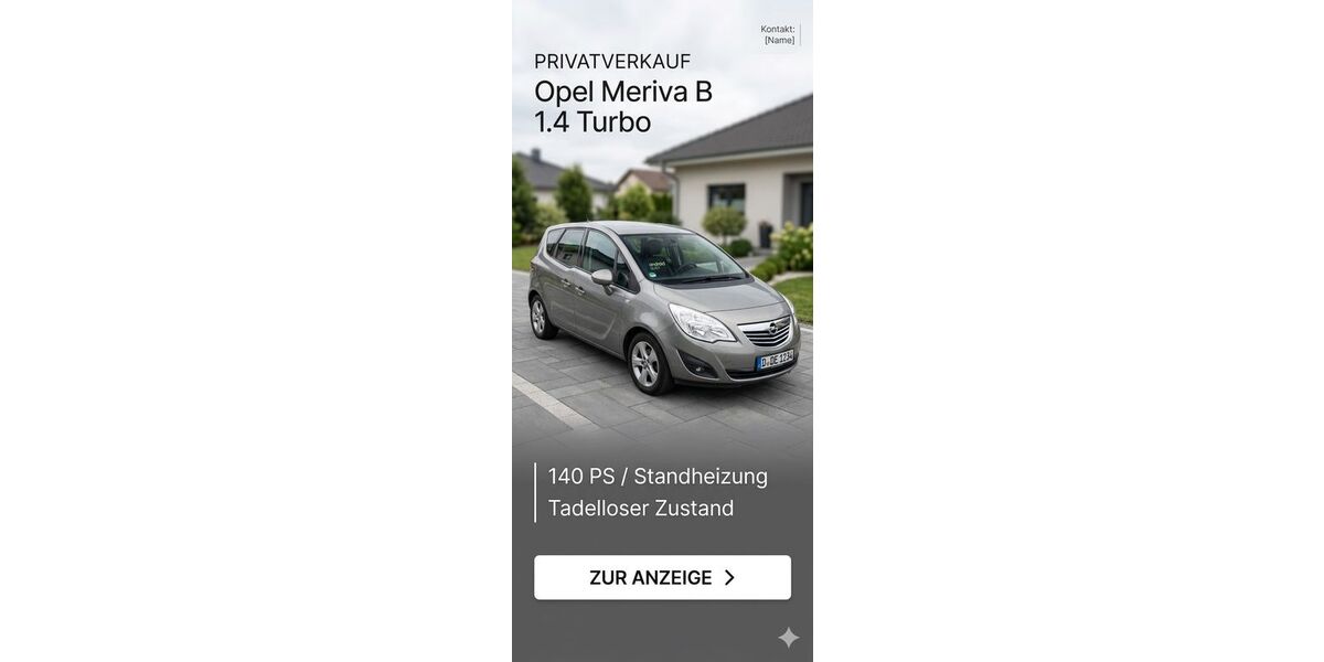 Opel Meriva 150.000 km 5.800 &euro; Gladbeck 45964