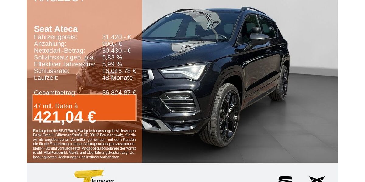 Seat Ateca 67.104 km 31.420 &euro; Recklinghausen 45663